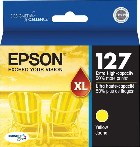 Miniatura 6 de Epson DURABrite Ultra 127 Cartucho de tinta de alta capacidad Cian T127220-S y DURABrite Ultra 127 Cartucho de inyección de tinta de alta capacidad