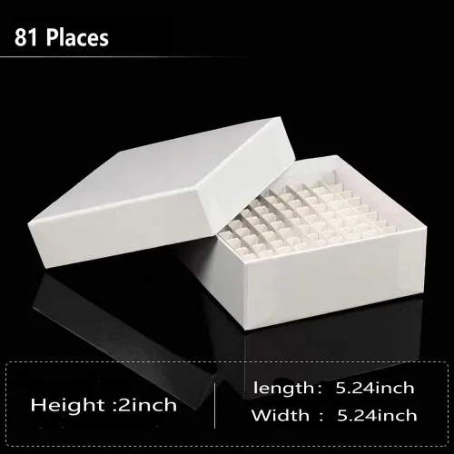Miniatura 4 de Caja de cartón para congelador, revestimiento resistente al agua y al hielo, 81 lugares (paquete de 12)