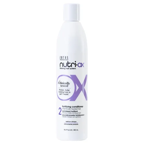 NUTRI-OX Acondicionador fortificante tratado químicamente para cabello adelgazante teñido | Cabello más grueso y de aspecto más completo | Probado