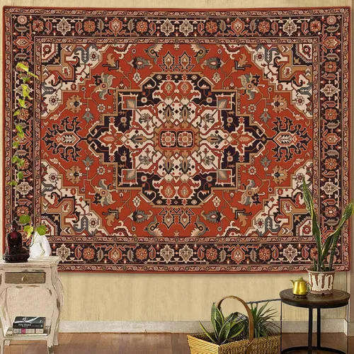 Miniatura 16 de Fowocu Boho Floral Tapestry Wall Hanging Hippie Indian Bohemian Mandala Tapestry Aesthetic Vintage Flower Medallion Beige Yellow Small Tapestries