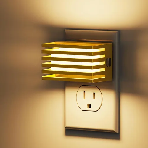 Miniatura 10 de L LOHAS LED Luces nocturnas enchufables a la pared, paquete de 2 luces nocturnas modernas con sensor de atardecer a amanecer, luz nocturna