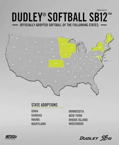 Miniatura 14 de DUDLEY Fastpitch Softballs Official USAB, USSSA, & NFHS Multiple 12 Count Options