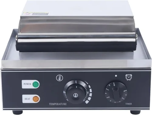 Miniatura 3 de Máquina eléctrica para hacer donas de 1500 W, 5 piezas de acero inoxidable para hacer donas, máquina para panqueques, panadería, superficie