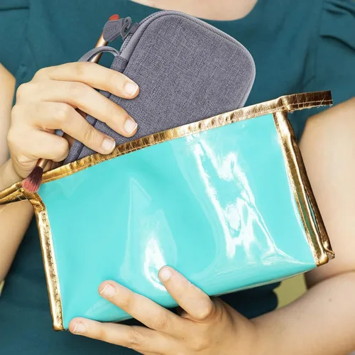 Miniatura 8 de Aenllosi Funda rígida compatible con bolígrafo de microagujas profesional y cartuchos reemplazables, soporte protector para bolígrafo Derma Gris