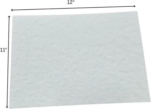 Miniatura 3 de Papel de fibra de cerámica 3170, 1/32" de grosor, tamaño 11" x 12" 20 hojas, junta de aislamiento de alta temperatura o revestimiento para horno