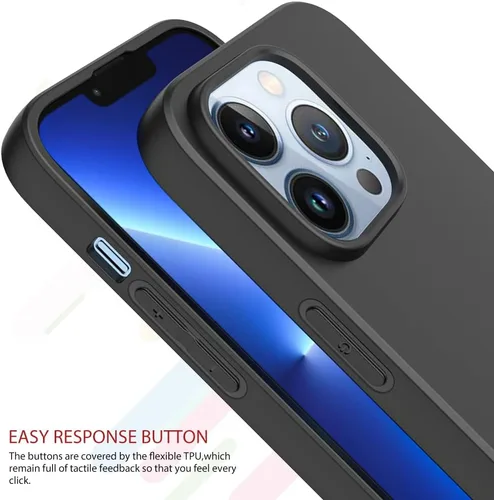 Miniatura 7 de Funda Puxicu para iPhone 12 Pro Max, cubierta protectora de TPU mate suave de diseño delgado para iPhone 12 Pro Max, negra