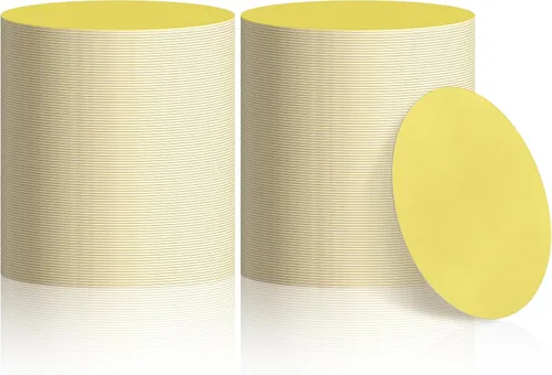 Miniatura 16 de TaoBary 400 Piezas Posavasos Desechables de Papel a Granel 1MM, 4 Pulgadas Posavasos Redondos de Cartón en Blanco para Bar Bebidas Manualidades DIY