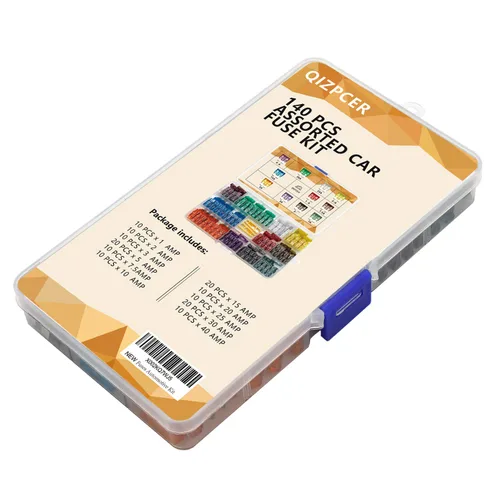 Miniatura 4 de 140 Piezas Fusibles Automotrices - Kit de Fusibles de Cuchilla Estándar para Automóvil, Fusible Automático Surtido para Marina, RV, Cámper, Barco