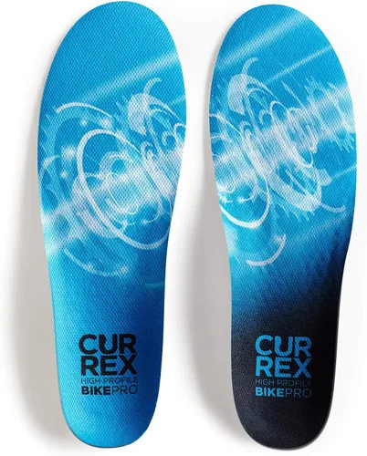 Miniatura 3 de CURREX BikePro Plantillas para ciclismo, ciclismo y motociclismo, inserciones de zapatos con soporte de arco con almohadillas metatarsianas, ayuda a