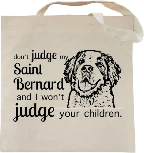 Miniatura 45 de Pet Studio Art Bolso tote Don't Judge My Dog DOBERMAN