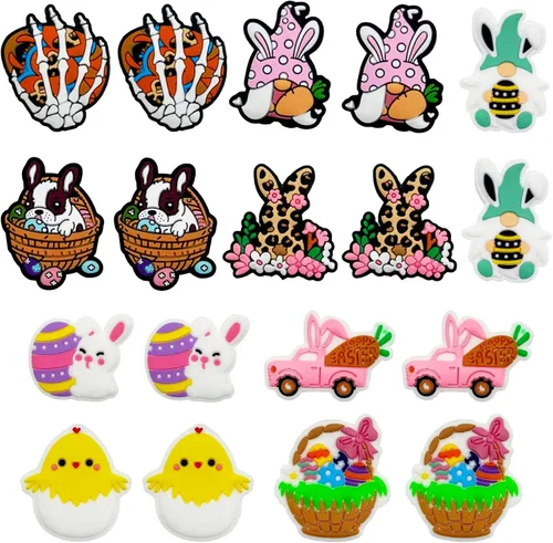 Miniatura 8 de 20 cuentas focales de silicona de margaritas coloridas, 1.181 in, flores sueltas, accesorios para manualidades, llaveros, pulseras, collares