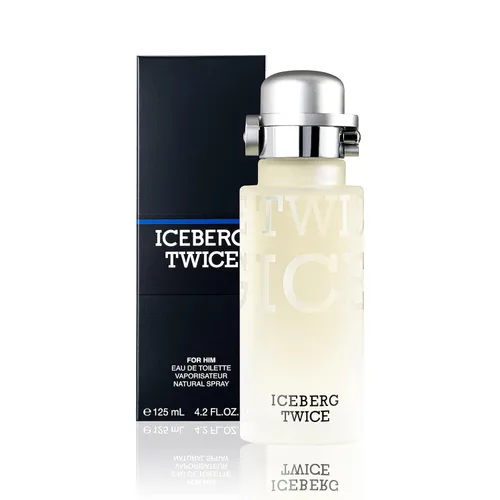 Iceberg Twice Man - Fragancia aromática Fougere para el caballero audaz, colonia en aerosol energizante, intensa EDT para hombres, notas cítricas