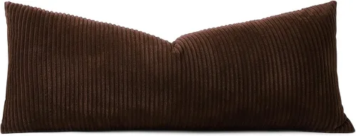 Miniatura 359 de Artscope Fundas de Almohada de Pana a Rayas Acogedoras Súper Suaves Decorativas Cuadradas Fundas de Cojín para Sofá Sillón Dormitorio Decoración