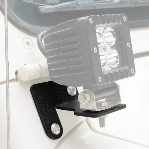Miniatura 4 de Soportes de montaje de luz de bisagra de parabrisas aptos para Jeep Wrangler TJ YJ 87-06