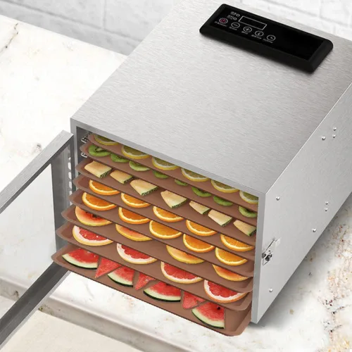 Miniatura 4 de 6 paquetes de bandejas deshidratadoras de silicona compatibles con Cosori CP267-FD, láminas secas de silicona antiadherentes con borde