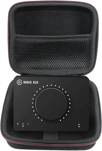 Estuche de transporte de viaje de almacenamiento duro para Elgato Wave XLR - Mezclador de audio y preamplificador de 75 db (solo funda)