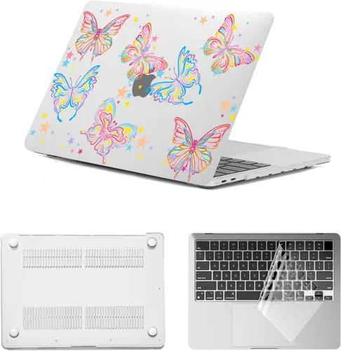 Miniatura 14 de Funda para laptop para MacBook Air de 11 pulgadas 2015 2014 2013 2012 2011 2010 A1465 A1370, diseño de plástico, duradero, protector de computadora