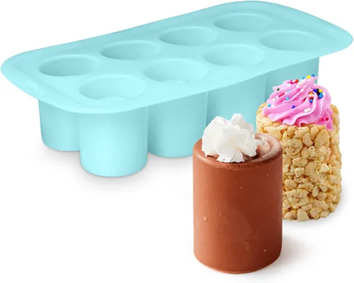 Miniatura 8 de Molde de silicona para vaso de chupito de 8 cavidades, molde de caramelo de chocolate de Pascua para dulces de corazón, bandeja antiadherente
