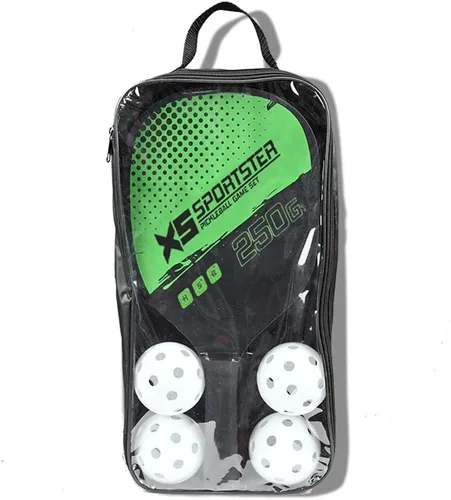 Miniatura 8 de Lixada Juego de palas de pickleball con 4 bolas de pickleball y bolsa de almacenamiento, raqueta de pickleball para deportes de interior y exterior