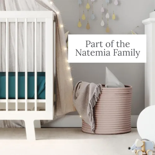 Miniatura 9 de Natemia Sábana bajera ajustable – 100 % algodón orgánico – para colchón de corral de tamaño estándar, Pack n Play y mini colchón para cuna, algodón