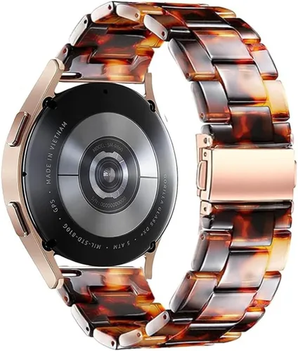 Miniatura 10 de Correa de resina compatible con Samsung Galaxy Watch 7/FE/6/5/4 1.732 in/1.575 in, Classic 6 1.850 in/1.693 in, 5 Pro 1.772 in, 4 Classic 1.811
