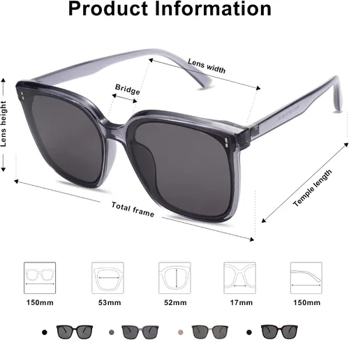 Miniatura 5 de SOJOS Gafas de sol para mujeres y hombres estilo vintage SJ2157