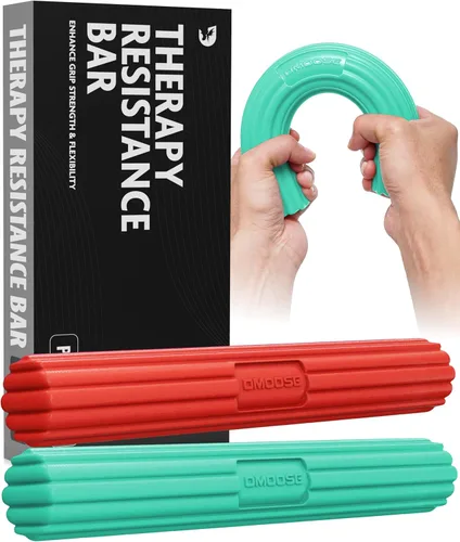 Miniatura 11 de DMoose Fitness Flex Resistance Bar for Physical Therapy - Non-Slip Odorless Material, Exercise Bar for Tennis & Golfers Elbow Tendonitis Relief