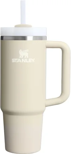 Miniatura 164 de Stanley Quencher H2.0 - Vaso de acero inoxidable con asa, pajilla y tapa FlowState giratoria de 3 posiciones; aislamiento térmico, sin BPA; apto