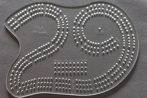 29 Plantilla de tablero de cuna de diseño, plantilla de acrílico resistente de 3 pistas con brocas, guía de enrutador, kit de proyecto de