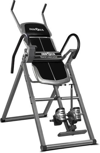 Miniatura 7 de Mesa de inversión Innova con barras elásticas para una óptima inversión de pendiente y estiramiento de cuerpo completo Gris-oscuro