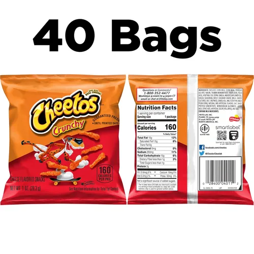 Miniatura 2 de Cheetos - Bocadillos con sabor a queso, crujientes, 1 onza (paquete de 40)