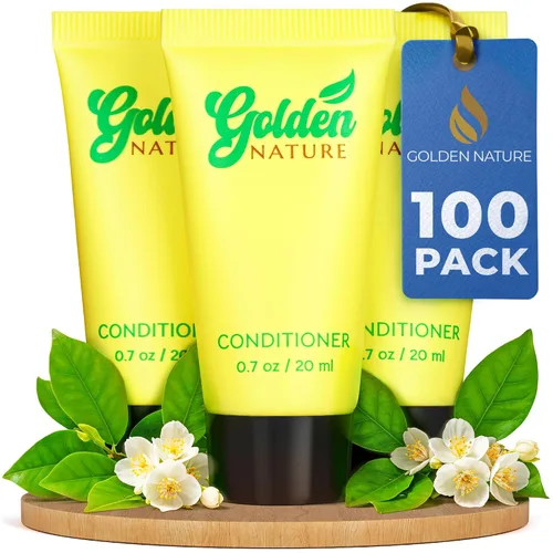 Acondicionador de hotel tamaño viaje - Jasmine, 0.7 fl oz, paquete de 100 - Deleita a tus invitados con acondicionador calmante y refrescante -