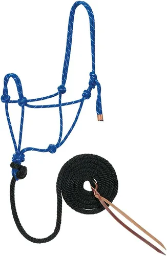 Weaver Leather Cuerda trenzada de diamante halter y plomo