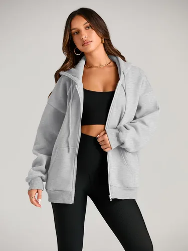 Miniatura 3 de EFAN lindas sudaderas con capucha para chica adolescente, chaqueta extragrande para el otoño, informales estilo año 2000 (Y2K), con cordón