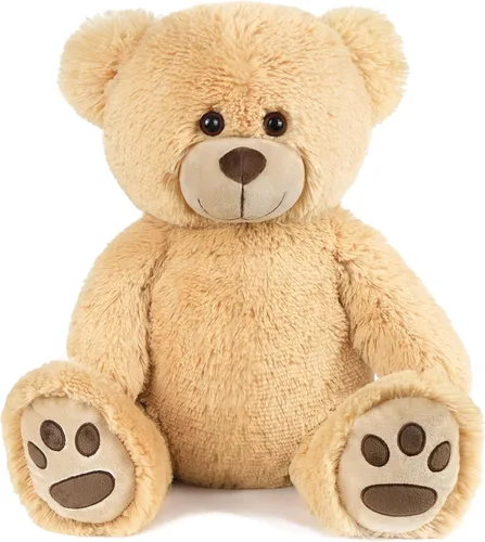 Miniatura 8 de LotFancy Oso de Peluche Animal de Peluche, Oso de Peluche Marrón de 10 Pulgadas Juguete de Peluche, Regalos de Peluche Suave para Niños Bebés