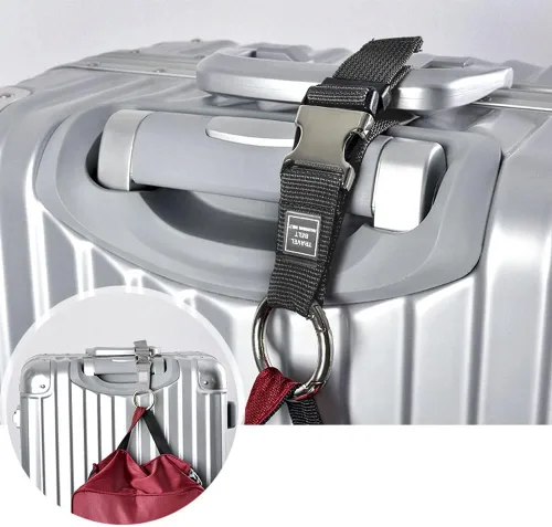 Miniatura 5 de Add-A-Bag - Correa de equipaje, correa de equipaje, accesorios de viaje, para guardar tus manos libres, fácil de llevar tus bolsas adicionales