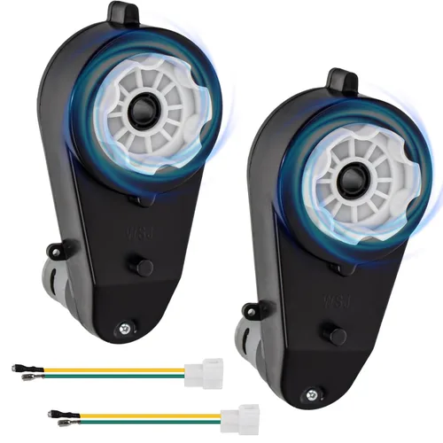2 piezas de 24 voltios RS555 40000RPM caja de cambios con motor de alto par para ruedas motorizadas, actualización de motor eléctrico de alta