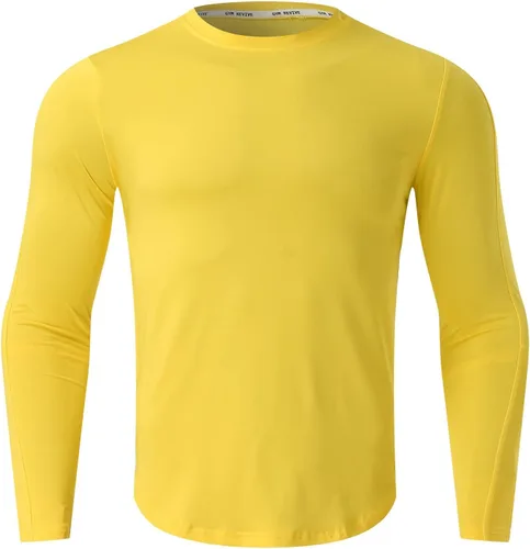 Miniatura 25 de Camisas de compresión atléticas de manga larga para hombre, capa base, camisa de entrenamiento atlético, camisas de compresión, camisetas deportivas