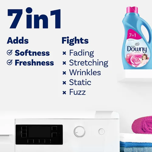 Miniatura 2 de Downy Ultra Laundry - Suavizante líquido para telas (acondicionador de telas), April Fresh, 44 onzas líquidas, 60 cargas