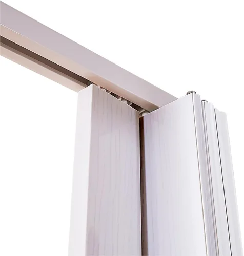 Miniatura 7 de Inicio Puertas de acordeón blancas de 32 x 80 pulgadas para armario, puerta plegable recortable de PVC, puertas plegables compactas, puerta Blanco
