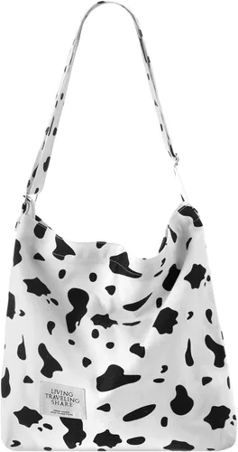 Bolsos de hombro de lona para la escuela, estilo hobo universitario, bolsos de mano para estudiantes, bolsos casuales de compras, trabajo, bolsa de