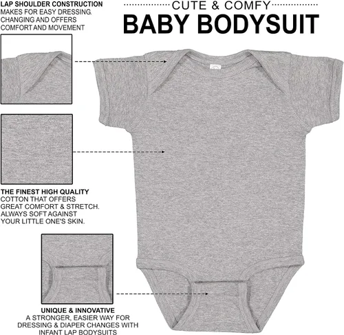 Miniatura 4 de Body de bebé con texto en inglés "The Future Is Female Baby" Linda chica feminista tía poderosa ropa de bebé, mameluco para anuncio