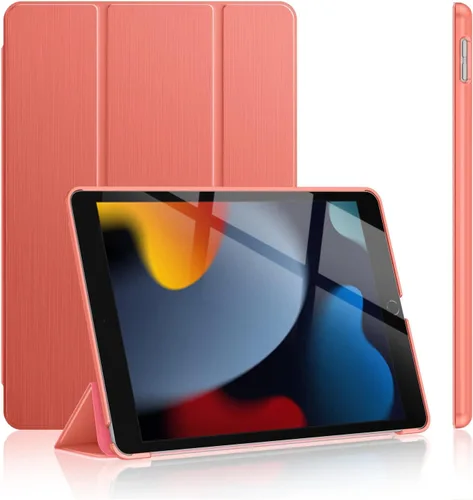 Miniatura 11 de Soke Funda para iPad de 9ª/8ª/7ª generación 2021/2020/2019, [soporte tríptico delgado + activación/suspensión automática], cubierta trasera