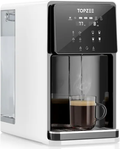 Sistema de filtro de agua de ósmosis inversa UV para mostrador, sistema RO caliente, purificador de agua de 8 etapas, tanque de agua grande de 7L