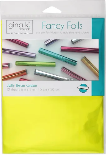 12 láminas Gina K. con diseños fantasía 6 pulgadas x 8 pulgadas por paquete