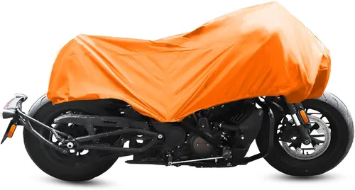 Miniatura 14 de X AUTOHAUX Cubierta de Motocicleta para Moto de Calle Scooter Media Cubierta Ligera Exterior Impermeable Protector contra Lluvia y Polvo Negro