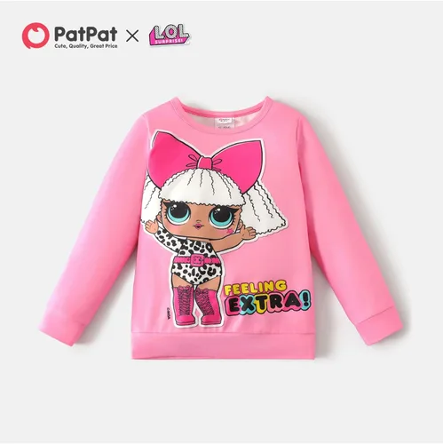 Miniatura 2 de L.O.L. Surprise! Little Big Girls LongSleeve T-Shirt Crewneck Pullover Sweatshirt 4Y-12Y