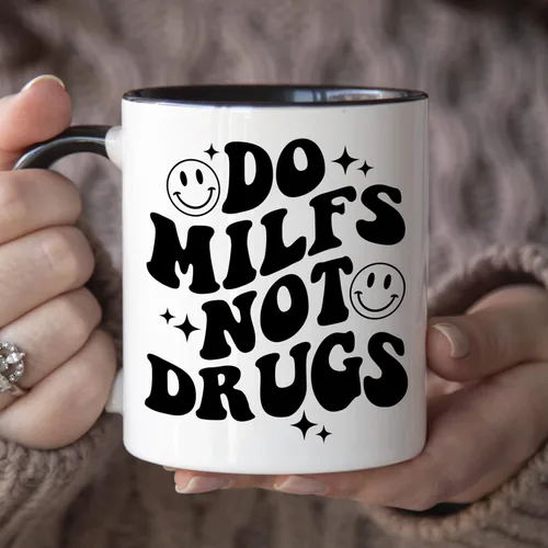 Miniatura 3 de YouNique Designs Funny Guy Mugs, taza de café divertida para hombres, taza de café traviesa para él, taza milf, taza milf, taza de café de elefante
