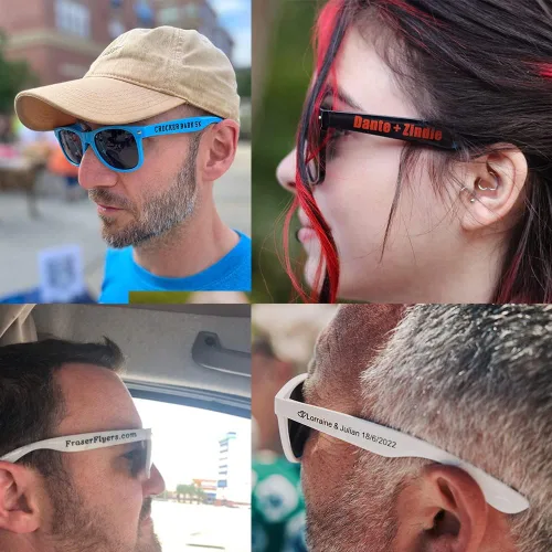 Miniatura 2 de Gafas de sol de fiesta personalizadas, regalos de boda a granel, regalos para invitados, cumpleaños, licenciatura, graduación, novia, novia, Mezclado