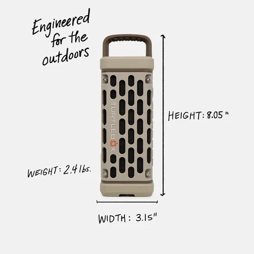 Miniatura 2 de Turtlebox Ranger: ¡Alto! Altavoz Bluetooth 5.4 portátil para exteriores Resistente, impermeable, ultraportátil Reproduce hasta 105db, graves